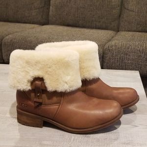 HOST PICK UGG Short Boots with Fluff & Buckle